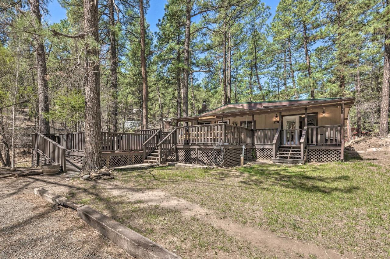 Tranquil Cabin With Stream And Deck Near Dtwn Ruidoso! Luaran gambar