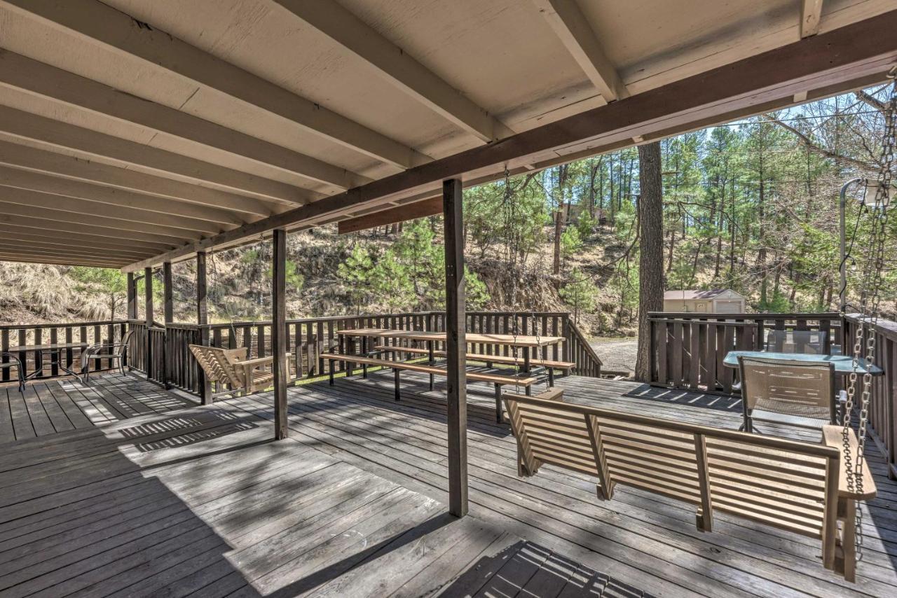 Tranquil Cabin With Stream And Deck Near Dtwn Ruidoso! Luaran gambar