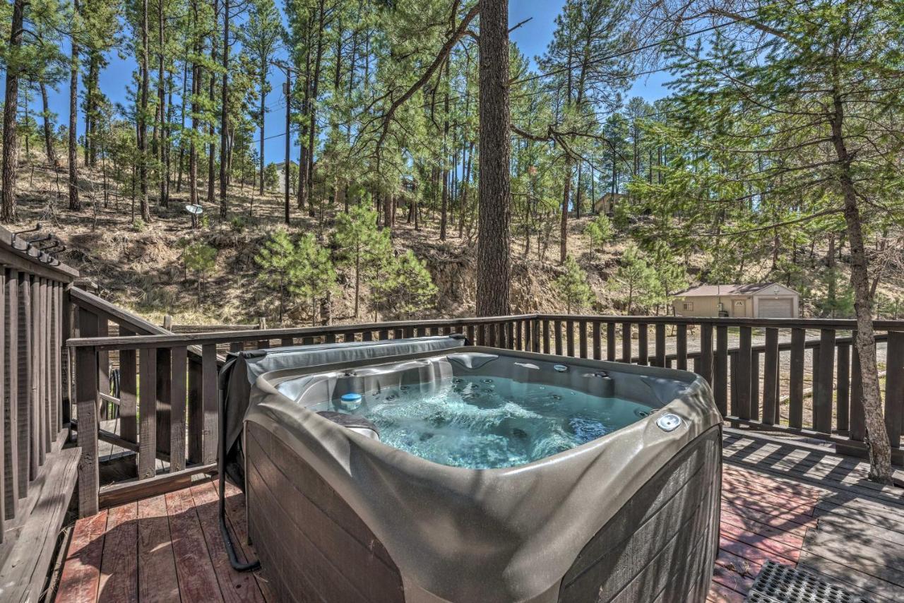 Tranquil Cabin With Stream And Deck Near Dtwn Ruidoso! Luaran gambar